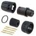 6280-4SG-321 by Conxall/Switchcraft - CONNECTOR PLUG FMALE 4POS GOLD CRIMP