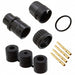 6280-4SG-3DC by Conxall/Switchcraft - CONNECTOR PLUG FMALE 4POS GOLD CRIMP