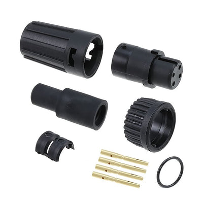 6380-4SG-513 by Conxall/Switchcraft - CONNECTOR PLUG FMALE 4POS GOLD CRIMP