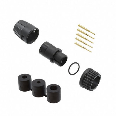 6280-5PG-3DC by Conxall/Switchcraft - CONNECTOR PLUG MALE 5POS GOLD CRIMP