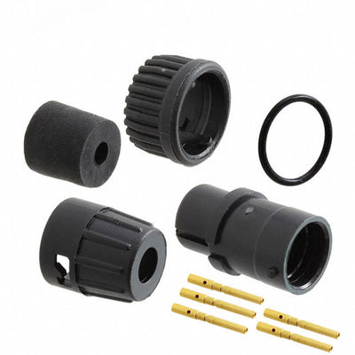 6280-5SG-315 by Conxall/Switchcraft - CONNECTOR PLUG FMALE 5POS GOLD CRIMP