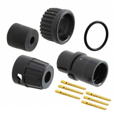 6280-6SG-318 by Conxall/Switchcraft - CONNECTOR PLUG FMALE 6POS GOLD CRIMP