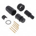 6280-6SG-513 by Conxall/Switchcraft - CONNECTOR PLUG FMALE 6POS GOLD CRIMP