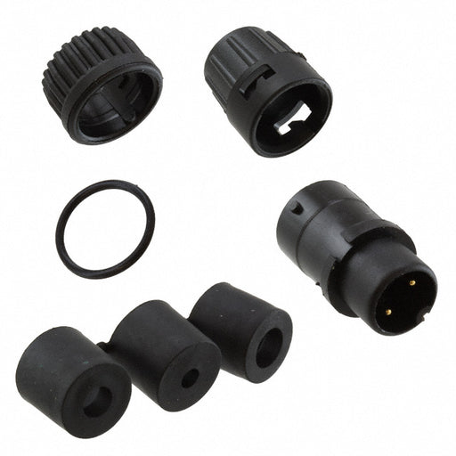6282-2PG-3DC by Conxall/Switchcraft - CONNECTOR PLUG MALE 2P GOLD SLDR CUP