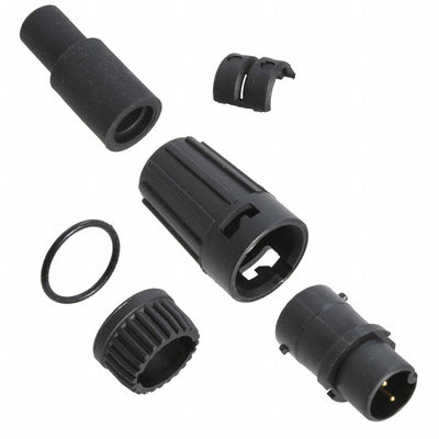 6382-2PG-519 by Conxall/Switchcraft - CONNECTOR PLUG MALE 2P GOLD SLDR CUP
