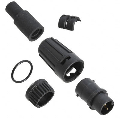 6282-2PG-522 by Conxall/Switchcraft - CONNECTOR PLUG MALE 2P GOLD SLDR CUP