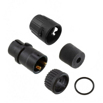 6282-2SG-321 by Conxall/Switchcraft - CONNECTOR PLUG FMALE 2P GOLD SLDR CUP