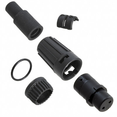 6282-2SG-522 by Conxall/Switchcraft - CONNECTOR PLUG FMALE 2P GOLD SLDR CUP