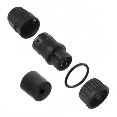 6282-3PG-321 by Conxall/Switchcraft - CONNECTOR PLUG MALE 3P GOLD SLDR CUP