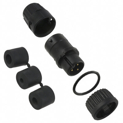 6282-3PG-3DC by Conxall/Switchcraft - CONNECTOR PLUG MALE 3P GOLD SLDR CUP