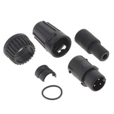 6282-3PG-513 by Conxall/Switchcraft - CONNECTOR PLUG MALE 3P GOLD SLDR CUP