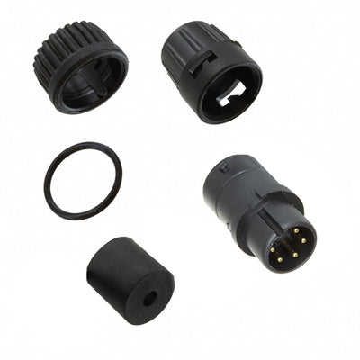 6282-5PG-311 by Conxall/Switchcraft - CONNECTOR PLUG MALE 5P GOLD SLDR CUP