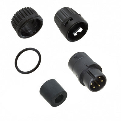 6282-5PG-321 by Conxall/Switchcraft - CONNECTOR PLUG MALE 5P GOLD SLDR CUP