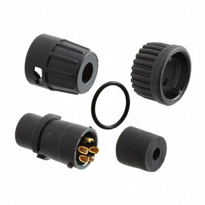 6282-5SG-315 by Conxall/Switchcraft - CONNECTOR PLUG FMALE 5P GOLD SLDR CUP
