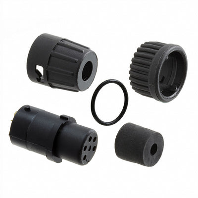 6282-5SG-318 by Conxall/Switchcraft - CONNECTOR PLUG FMALE 5P GOLD SLDR CUP