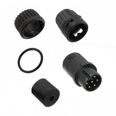 6282-6PG-311 by Conxall/Switchcraft - CONNECTOR PLUG MALE 6P GOLD SLDR CUP