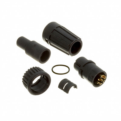 6282-6PG-519 by Conxall/Switchcraft - CONNECTOR PLUG MALE 6P GOLD SLDR CUP