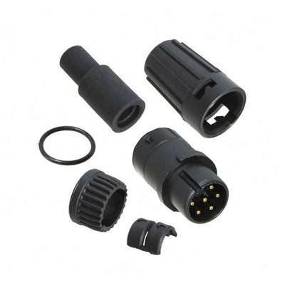 6282-6PG-522 by Conxall/Switchcraft - CONNECTOR PLUG MALE 6P GOLD SLDR CUP