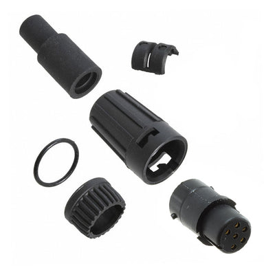 6282-6SG-522 by Conxall/Switchcraft - CONNECTOR PLUG FMALE 6P GOLD SLDR CUP
