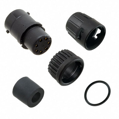 6282-7SG-315 by Conxall/Switchcraft - CONNECTOR PLUG FMALE 7P GOLD SLDR CUP