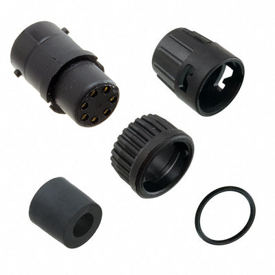 6282-7SG-321 by Conxall/Switchcraft - CONNECTOR PLUG FMALE 7P GOLD SLDR CUP