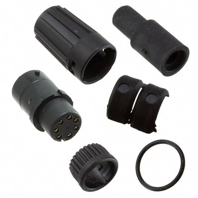 6282-7SG-522 by Conxall/Switchcraft - CONNECTOR PLUG FMALE 7P GOLD SLDR CUP
