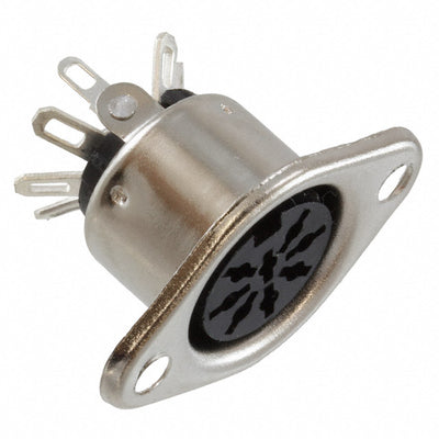 62GB8FX by Switchcraft Inc. - CONNECTOR RECPT FMALE DIN 8P SOLDER