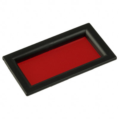 6301050 by PRD Plastics - LED DISPLAY BEZEL BLK W/RED LENS