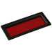 6302050 by PRD Plastics - LED DISPLAY BEZEL BLK W/RED LENS