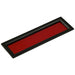 6303050 by PRD Plastics - LED DISPLAY BEZEL BLK W/RED LENS