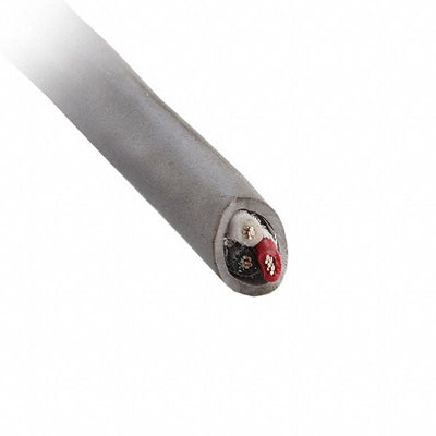 6327 SL005 by Alpha Wire - CABLE 3CON 24AWG SLATE SHLD 100