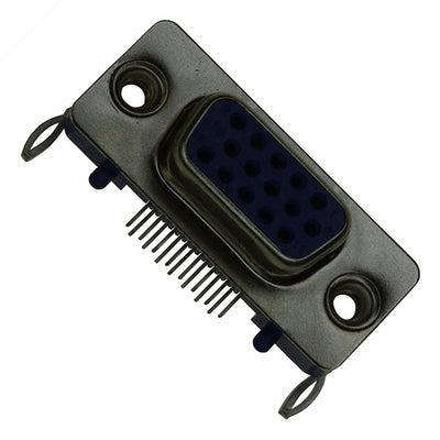 634-015-274-992 by EDAC Inc. - CONNECTOR D-SUB HD RCPT 15P R/A SLDR