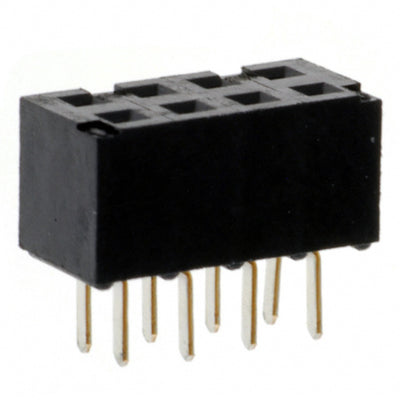63453-108LF by Amphenol ICC (FCI) - CONNECTOR RECPT 8POS 0.079 GOLD PCB