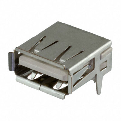 6364372-2 by TE Connectivity AMP Connectors - CONNECTOR RECPT USB2.0 TYPEA 4POS R/A