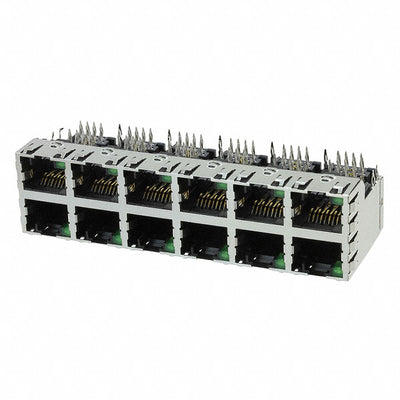 6368116-1 by TE Connectivity AMP Connectors - CONNECTOR MOD JACK 8P8C R/A SHIELDED