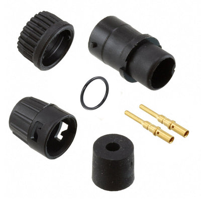 6380-2PG-321 by Conxall/Switchcraft - CONNECTOR PLUG MALE 2POS GOLD CRIMP