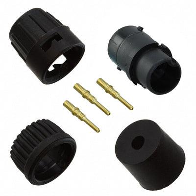 6380-3PG-311 by Conxall/Switchcraft - CONNECTOR PLUG MALE 3POS GOLD CRIMP