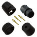 6380-3PG-311 by Conxall/Switchcraft - CONNECTOR PLUG MALE 3POS GOLD CRIMP