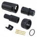 6380-3SG-516 by Conxall/Switchcraft - CONNECTOR PLUG FMALE 3POS GOLD CRIMP