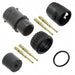 6380-4PG-311 by Conxall/Switchcraft - CONNECTOR PLUG MALE 4POS GOLD CRIMP