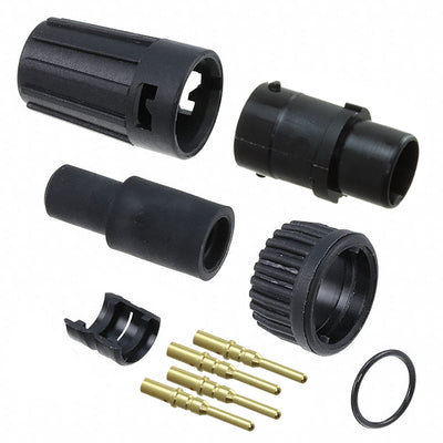 6380-4PG-519 by Conxall/Switchcraft - CONNECTOR PLUG MALE 4POS GOLD CRIMP