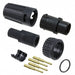 6380-4PG-519 by Conxall/Switchcraft - CONNECTOR PLUG MALE 4POS GOLD CRIMP