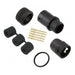 6380-5SG-3DC by Conxall/Switchcraft - CONNECTOR PLUG FMALE 5POS GOLD CRIMP