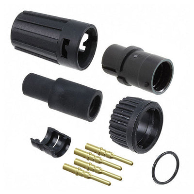 6380-5SG-522 by Conxall/Switchcraft - CONNECTOR PLUG FMALE 5POS GOLD CRIMP