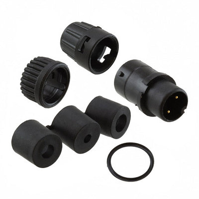 6382-2PG-3DC by Conxall/Switchcraft - CONNECTOR PLUG MALE 2P GOLD SLDR CUP