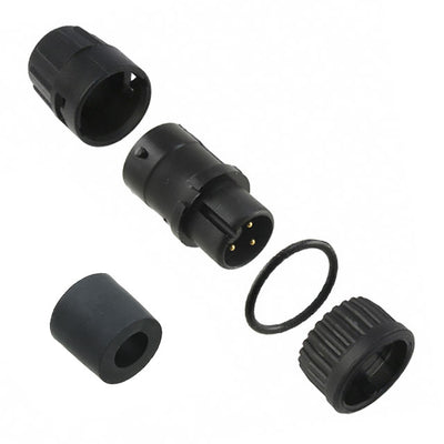 6382-3PG-321 by Conxall/Switchcraft - CONNECTOR PLUG MALE 3P GOLD SLDR CUP