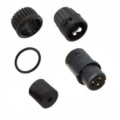 6282-3SG-315 by Conxall/Switchcraft - CONNECTOR PLUG FMALE 3P GOLD SLDR CUP