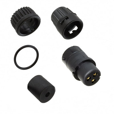 6382-3SG-315 by Conxall/Switchcraft - CONNECTOR PLUG FMALE 3P GOLD SLDR CUP