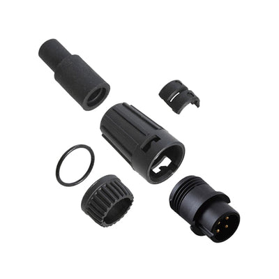 6382-4PG-513 by Conxall/Switchcraft - CONNECTOR PLUG MALE 4P GOLD SLDR CUP