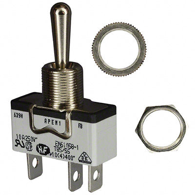 639H/2 by APEM Inc. - SWITCH TOGGLE SPDT 10A 250V